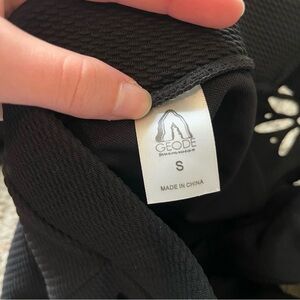 Geode Black tankini Bottoms